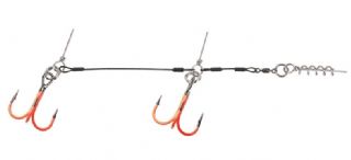 T_CWC PRO SS X 7 UV ORANGE TANDEM STINGERS FROM PREDATOR TACKLE*